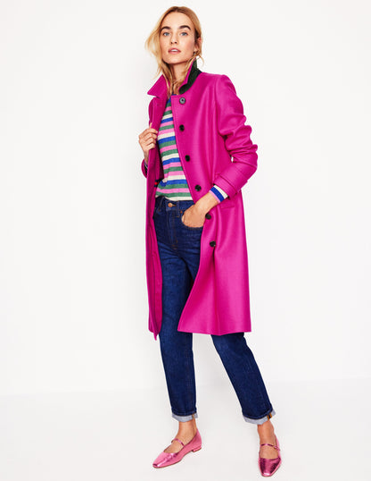 Durham Wool Blend Coat-Cherry Jam-1