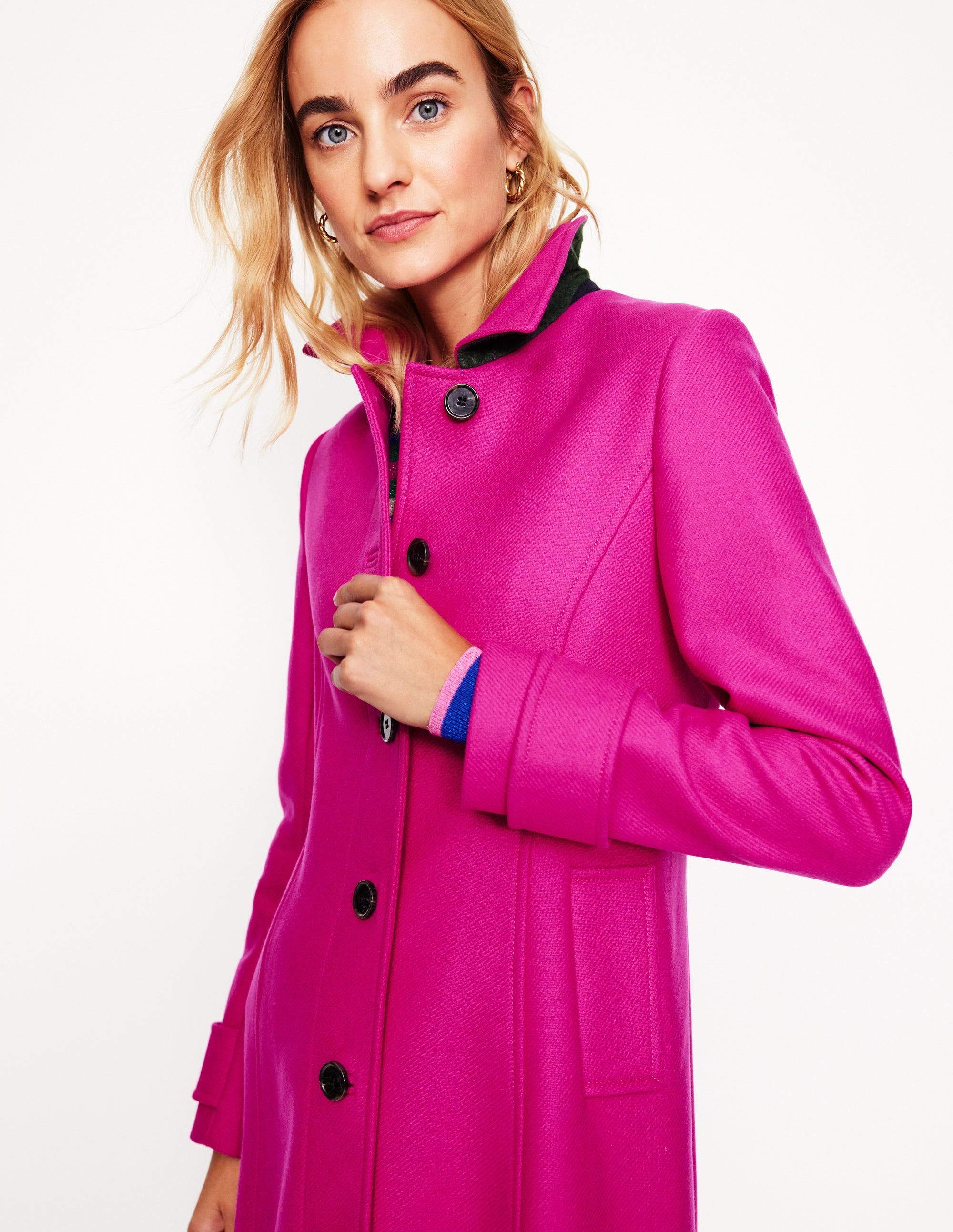 Durham Wool Blend Coat-Cherry Jam - Image 2