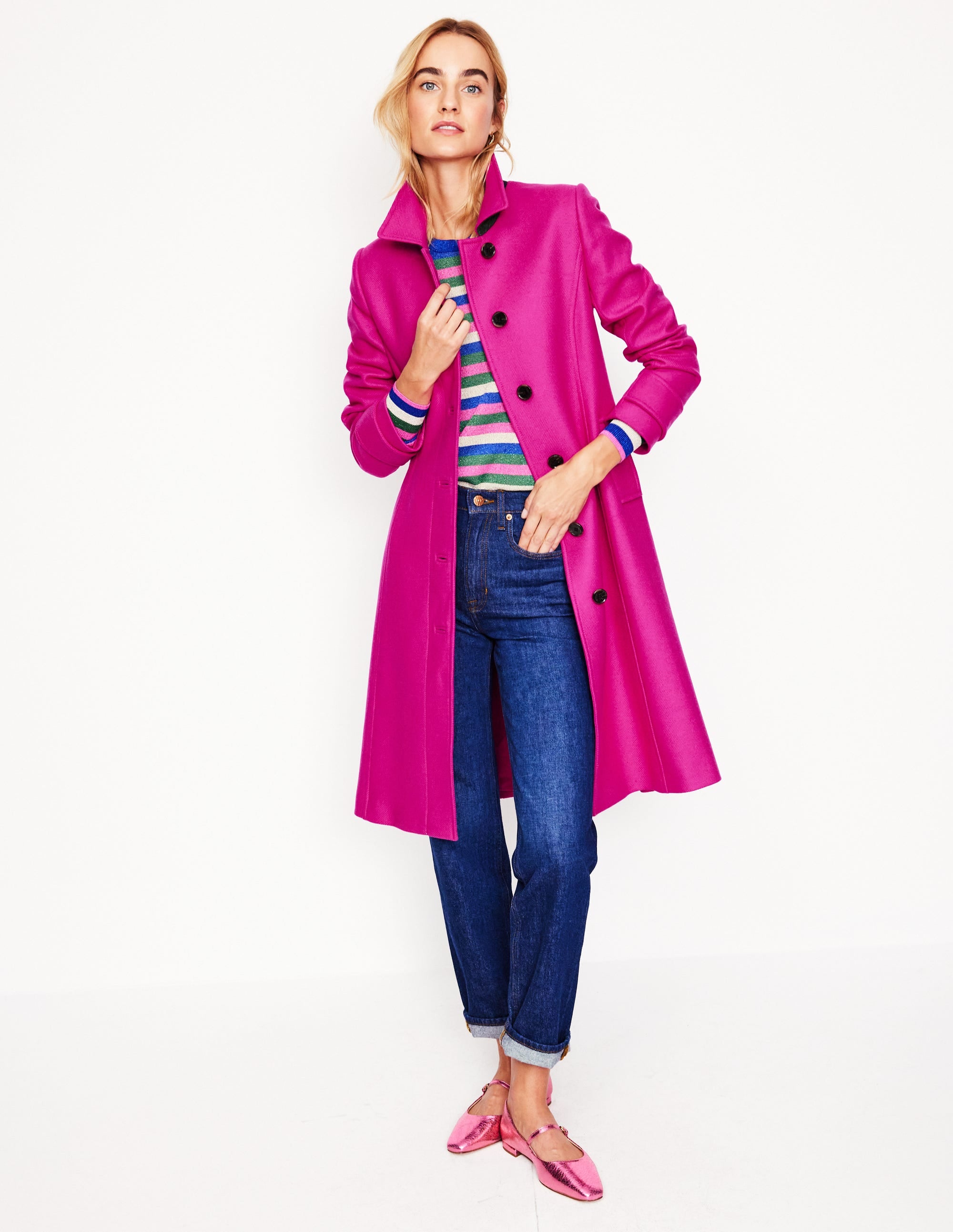 Durham Wool Blend Coat-Cherry Jam - Image 4