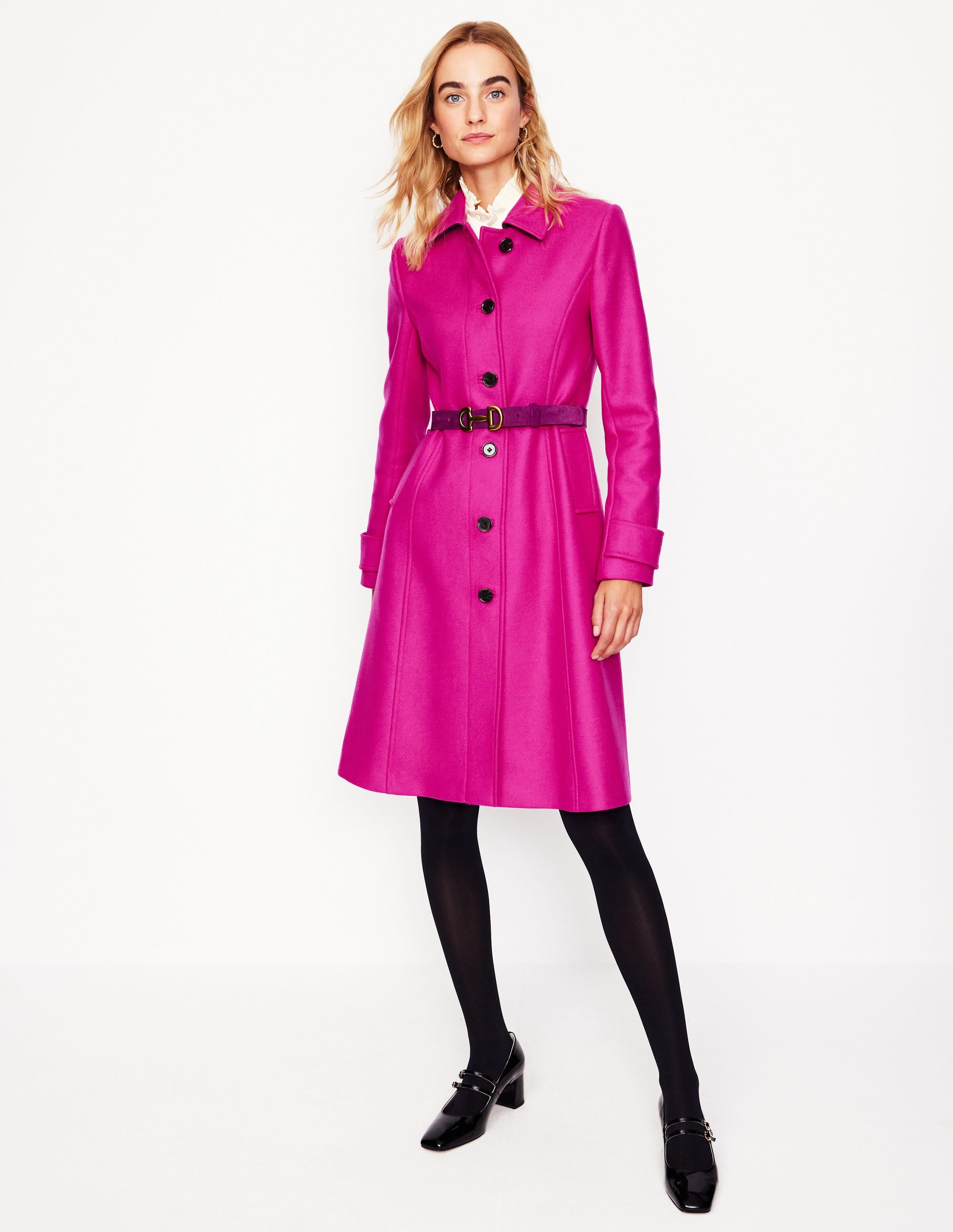 Durham Wool Blend Coat-Cherry Jam - Image 5