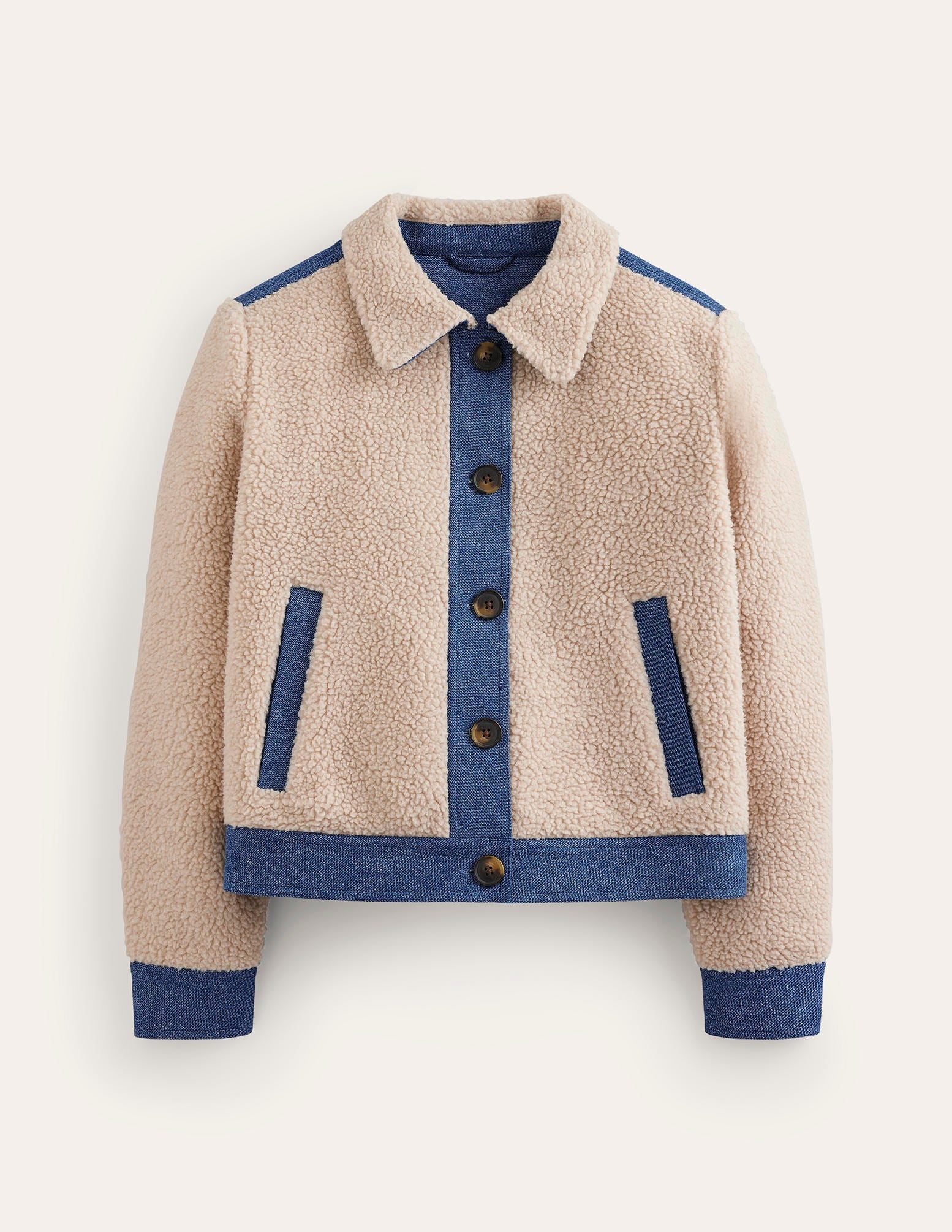 Borg Mix Jacket-Rope, Mid Vintage-5