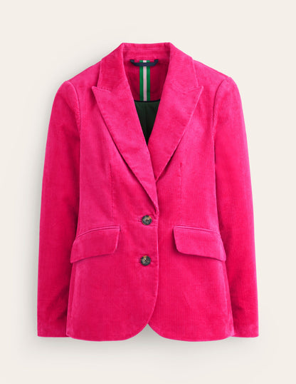 Marylebone Cord Blazer-Cherries Jubilee-7