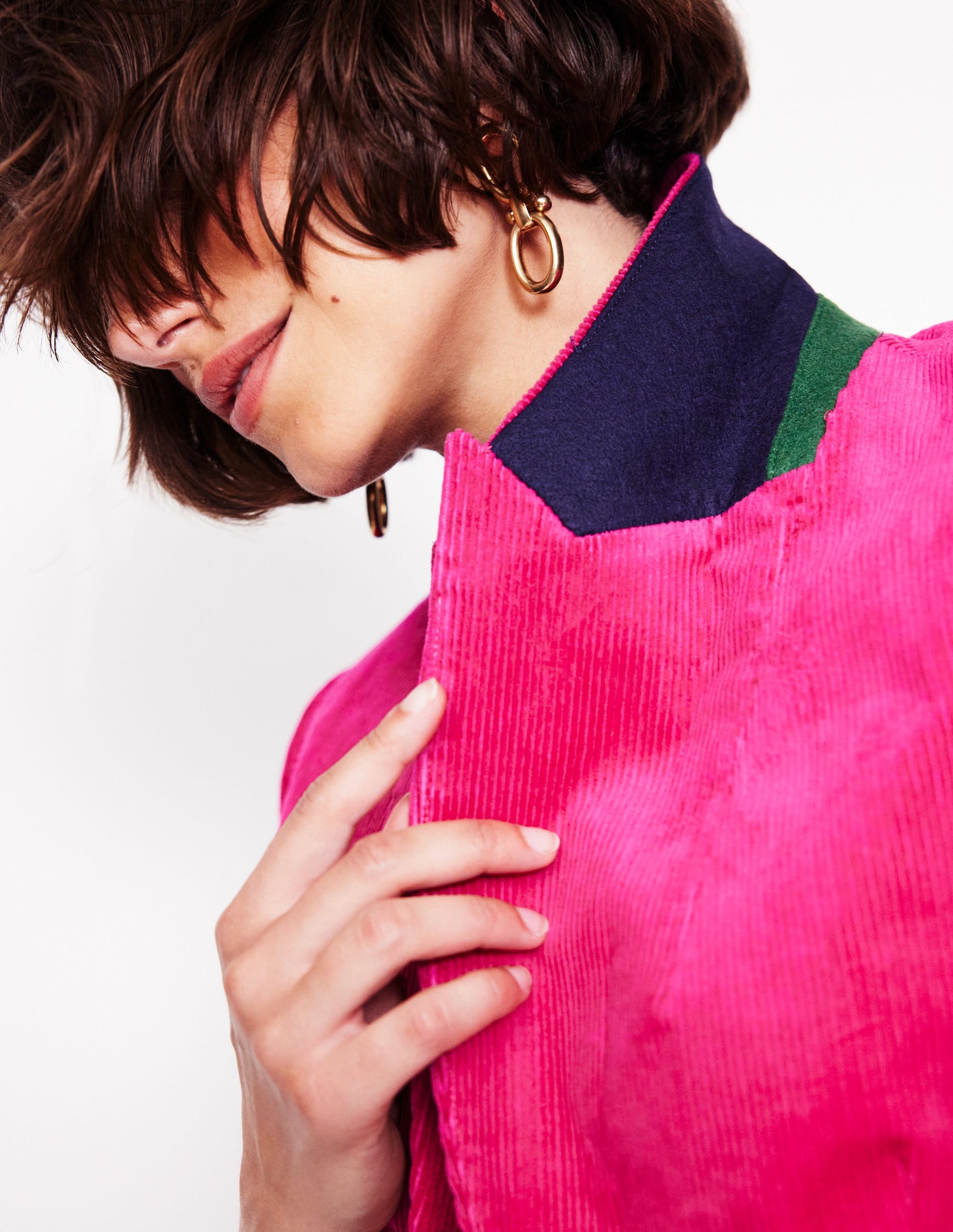 Marylebone Cord Blazer-Cherries Jubilee-5