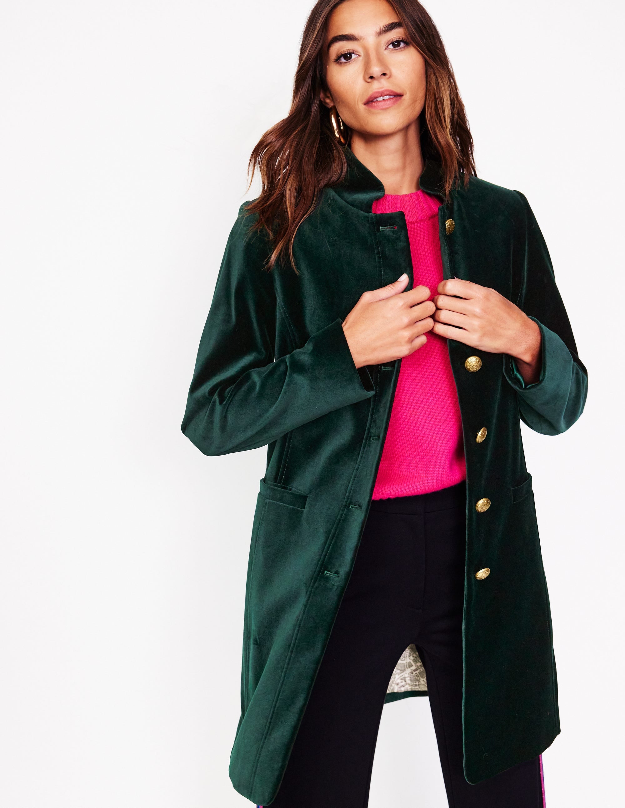 Hamilton Velvet Coat-Ponderosa Pine - Image 1