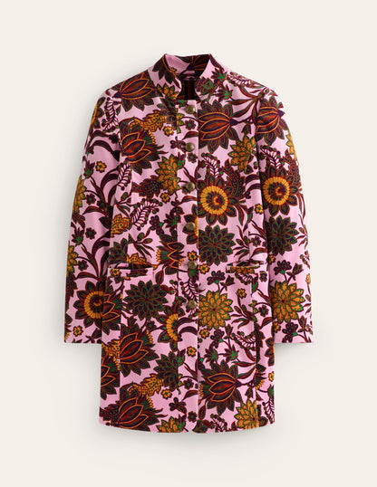 Hamilton Velvet Coat-Mauve Mist, Ornate Bud-5