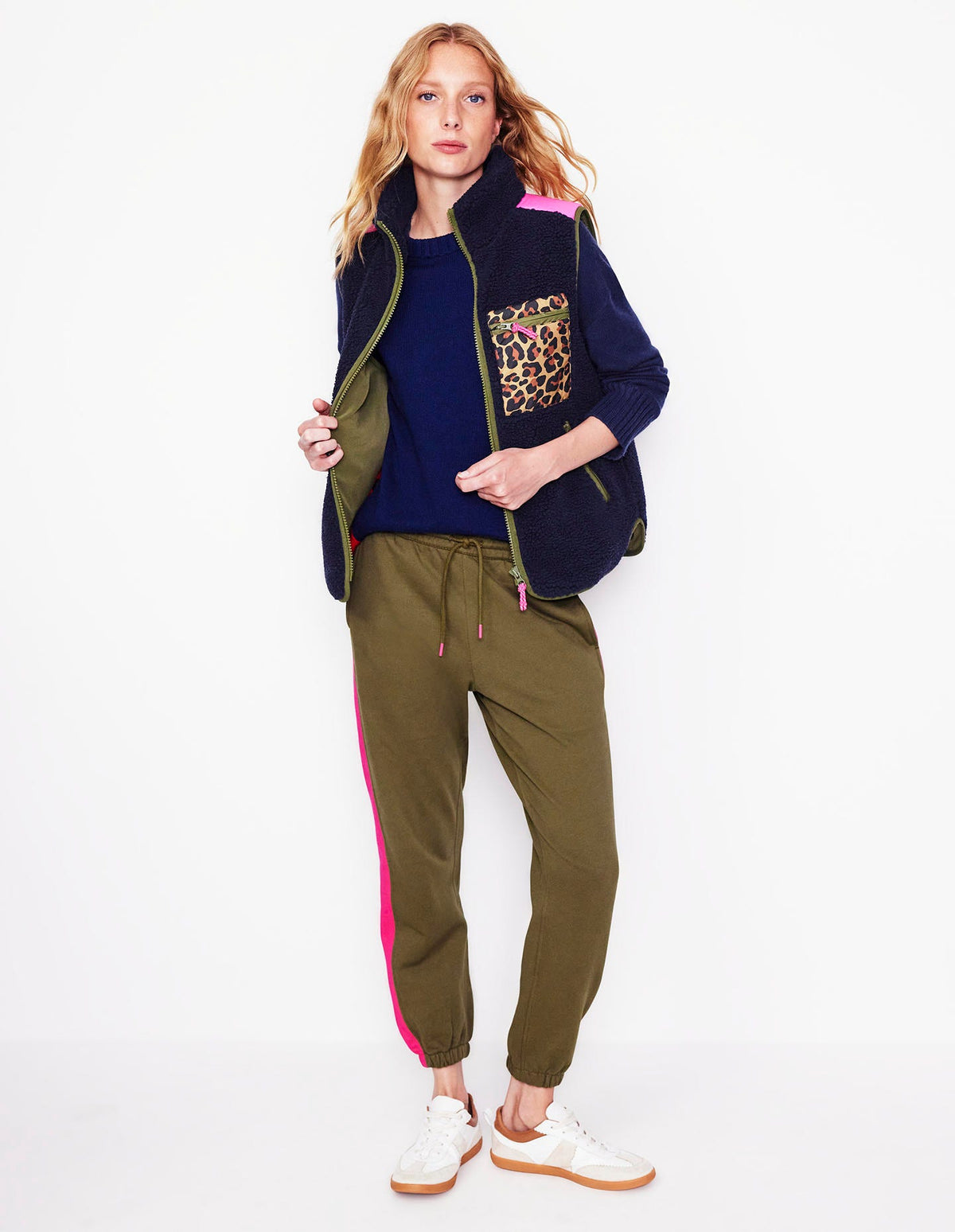 Truro Borg Gilet-Navy - Image 5