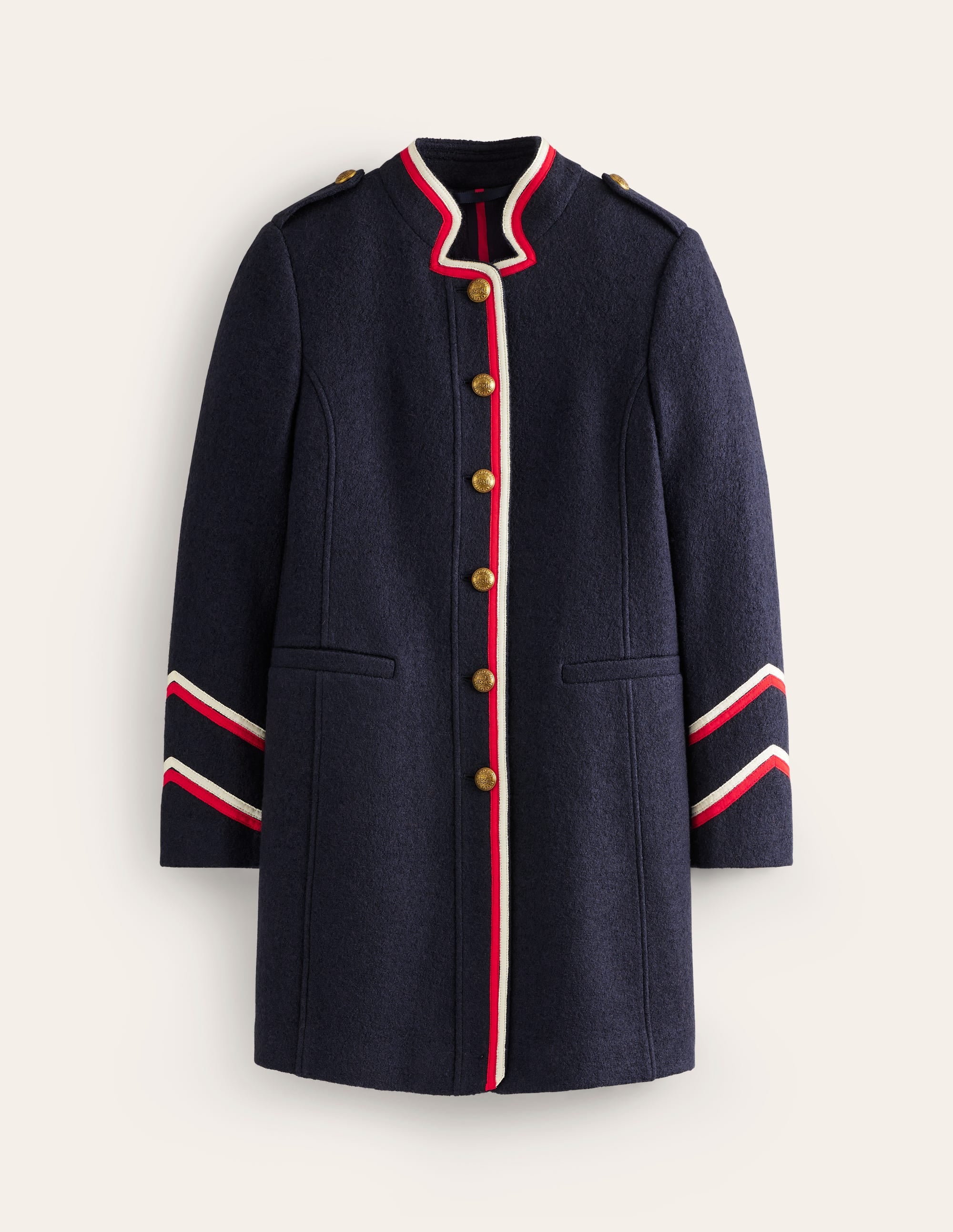 Hamilton Tipped Coat-Tipped Navy - Image 9