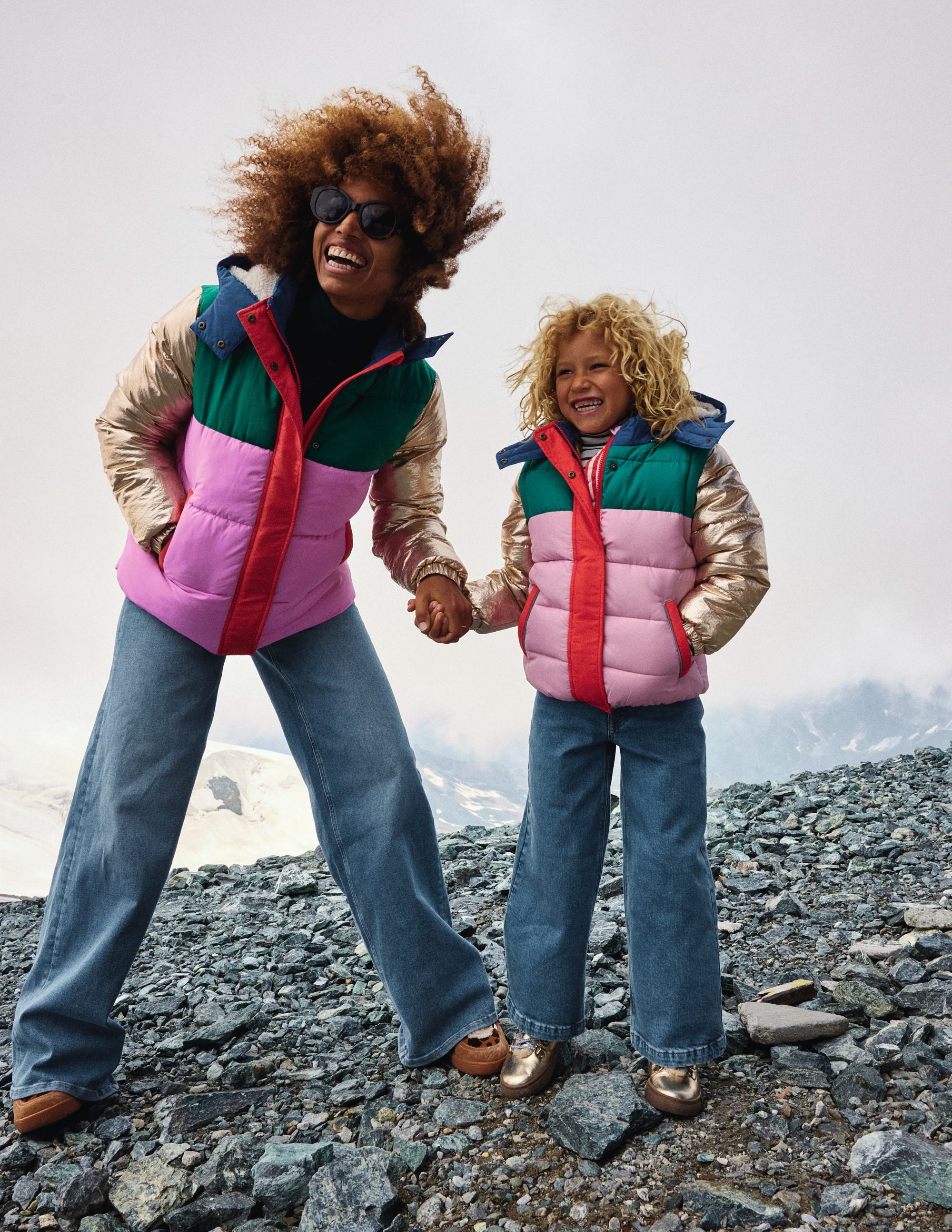Short Puffer Coat-Multi - Image 5