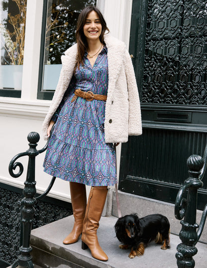 Short Teddy Coat-Natural Borg-5