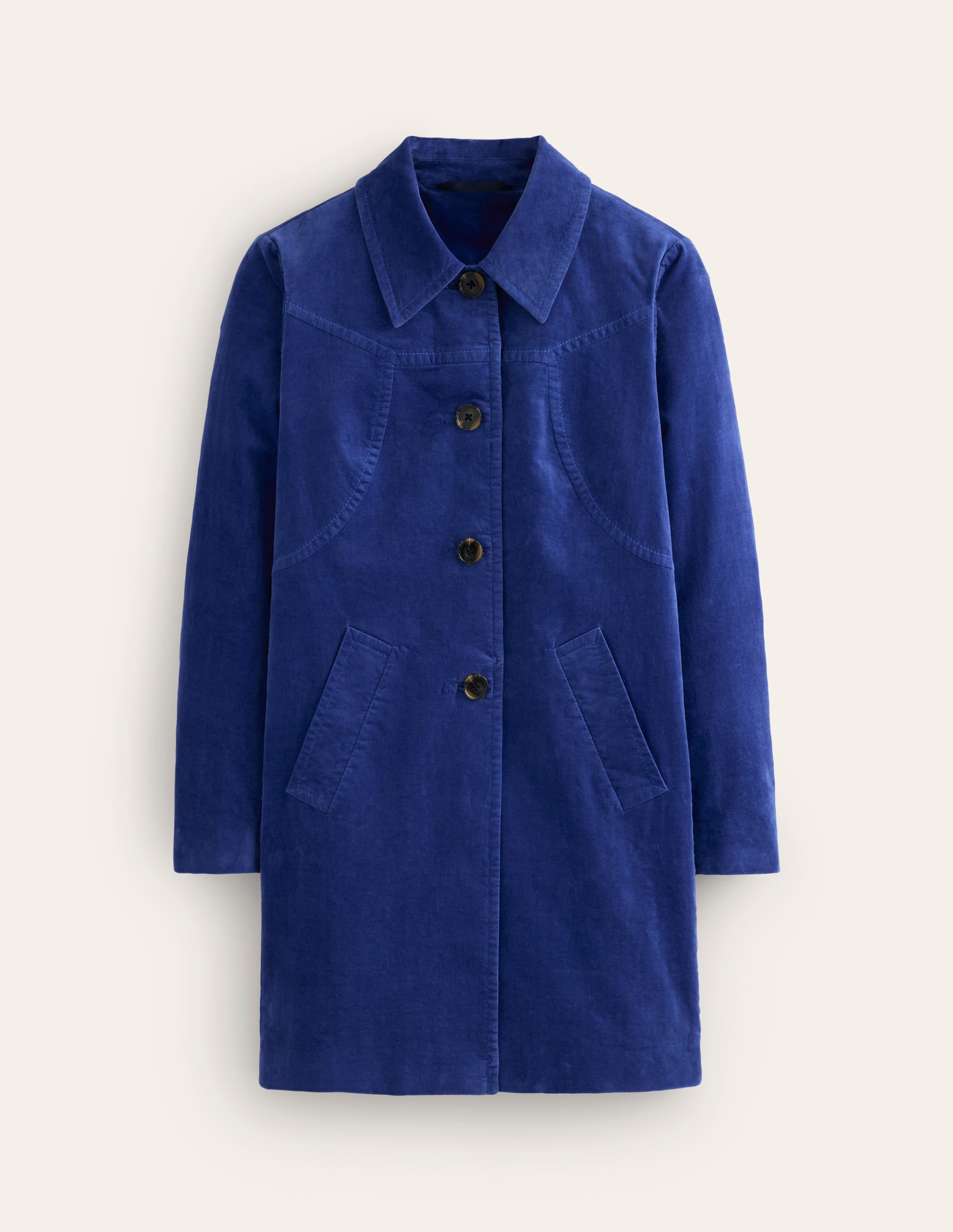 Lincoln Velvet Coat-Blue - Image 6