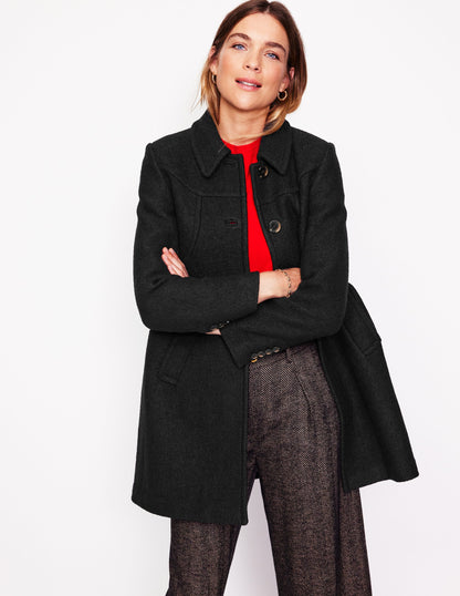 Lincoln Textured Coat-Black-1