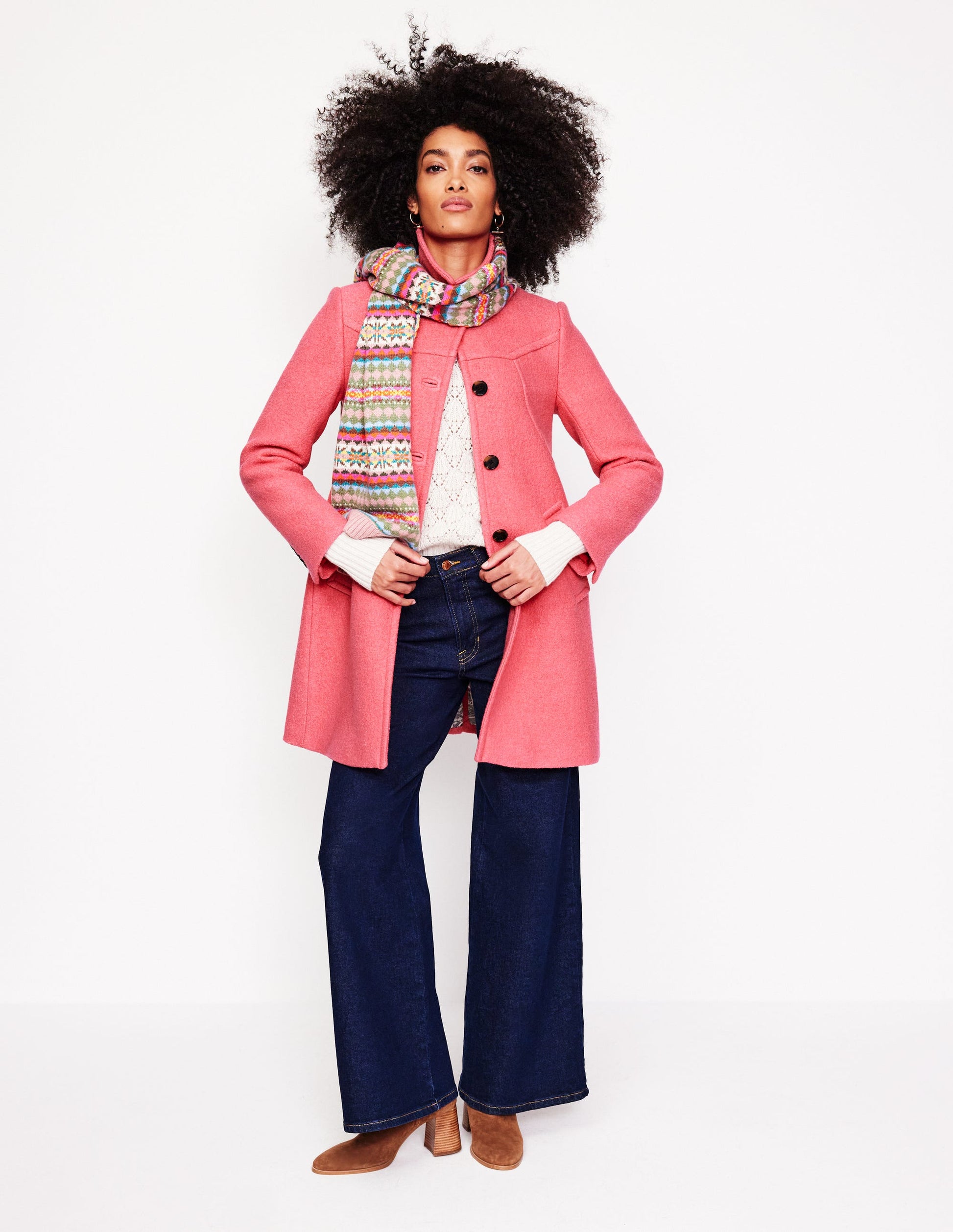 Lincoln Textured Coat-Rhubarb-1