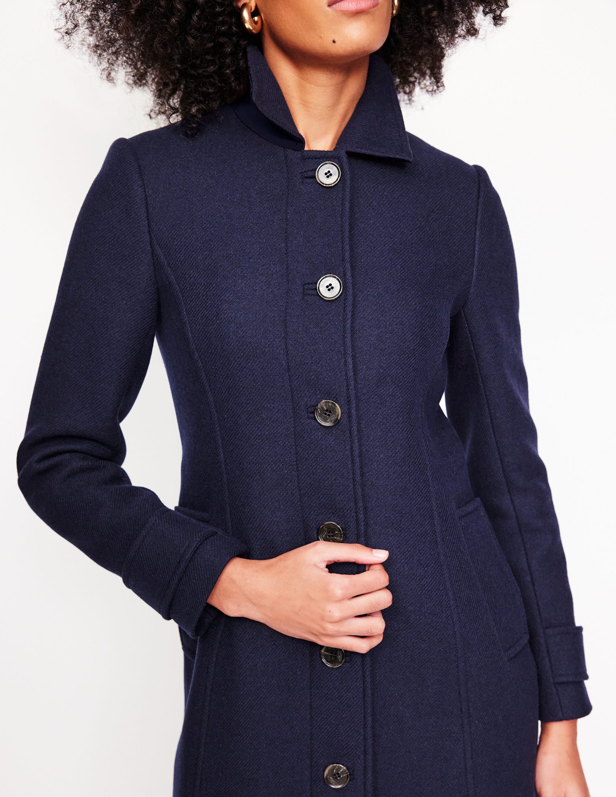 Durham Midi Coat-Navy - Image 2