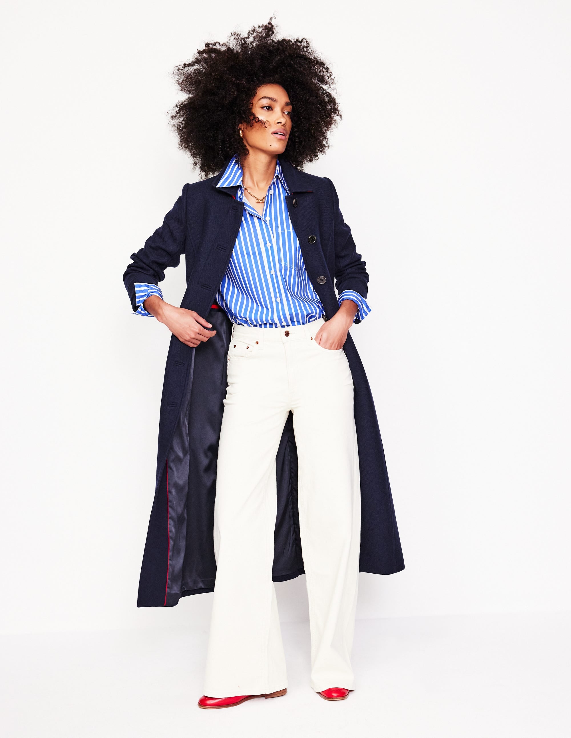 Durham Midi Coat-Navy - Image 5