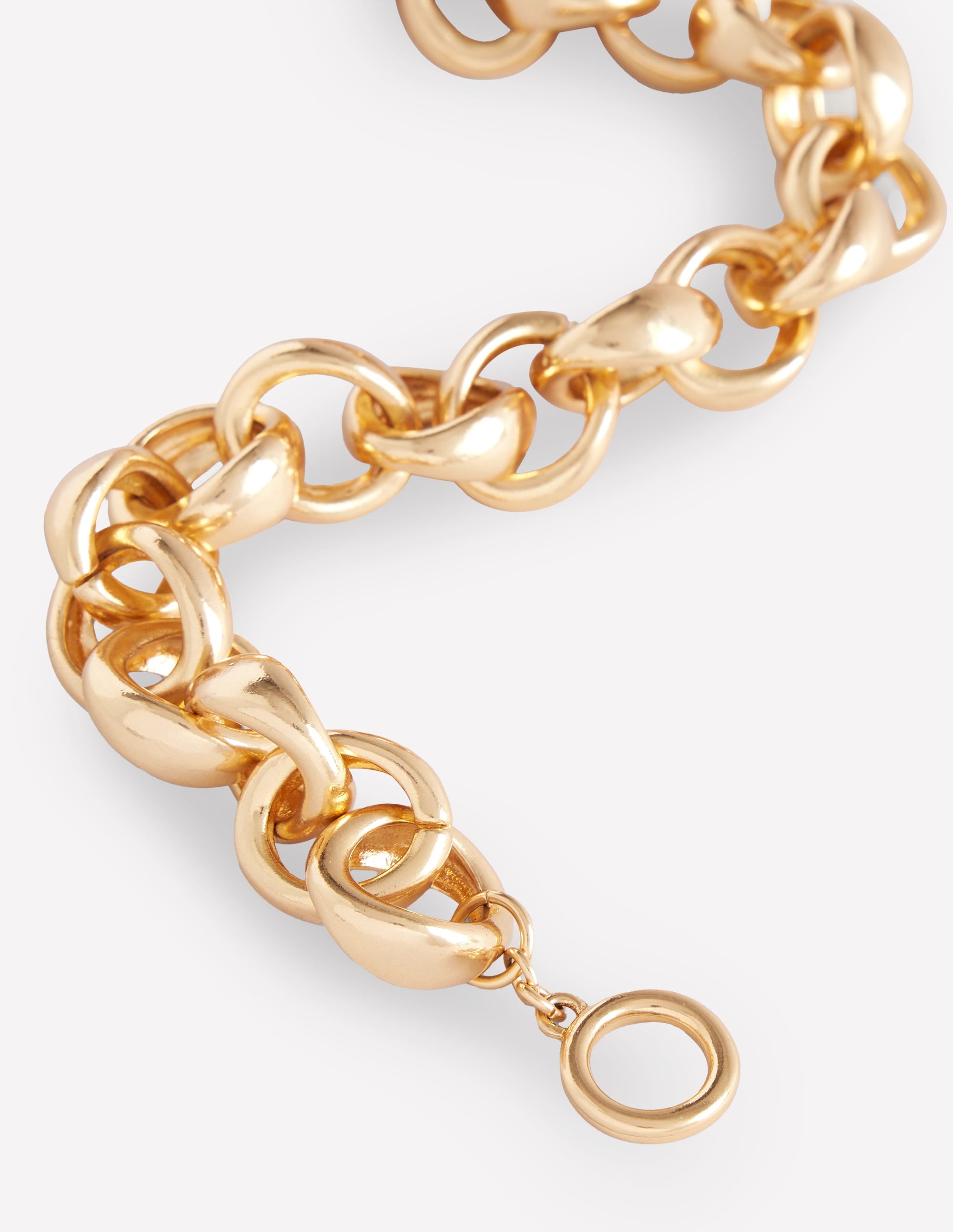 Chunky Chain Necklace-Gold Colour - Image 2