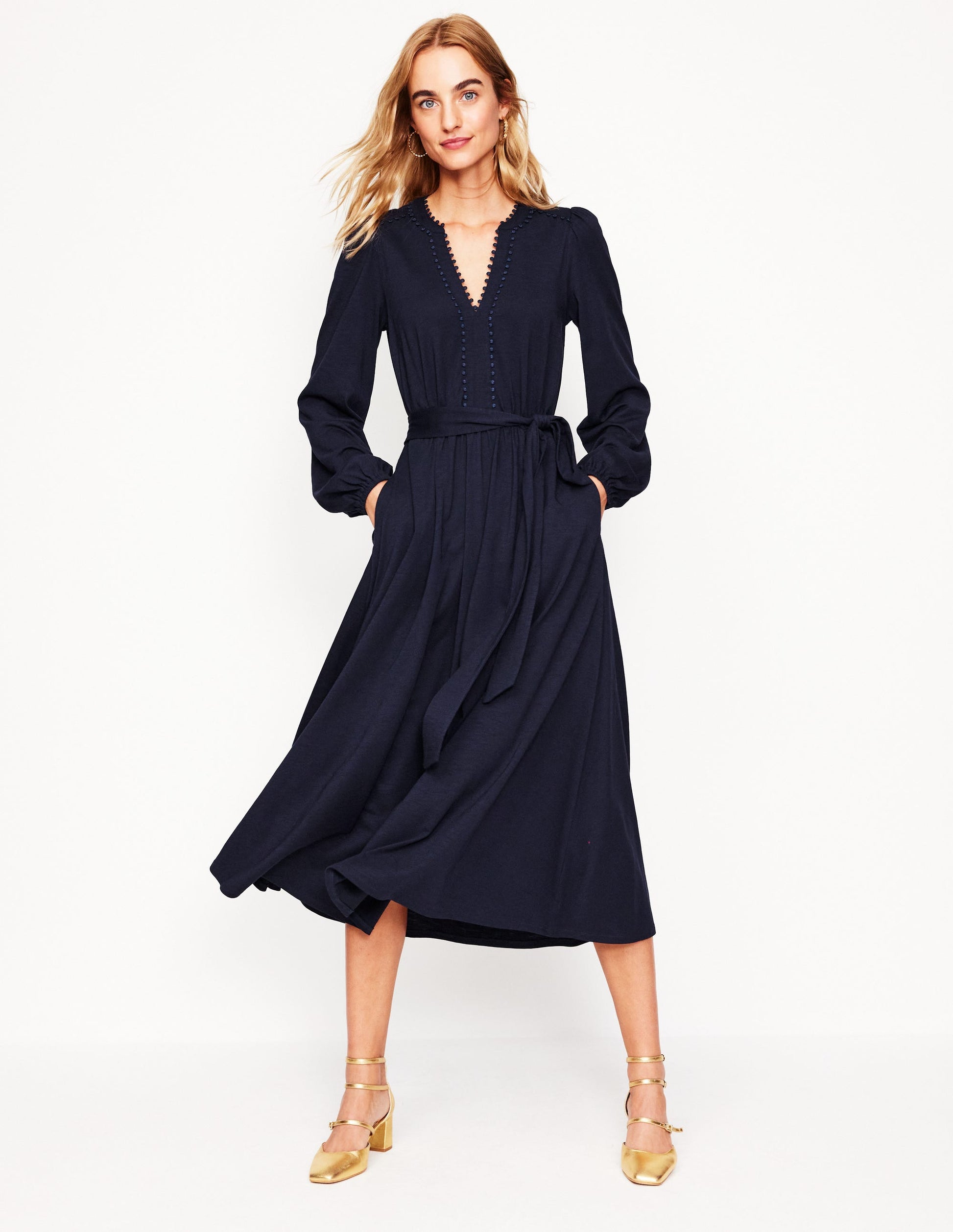 boden midi dress Women's Naomi Jersey in Green Pack this linen Boden Women's Delphine Midi Sleeveless
