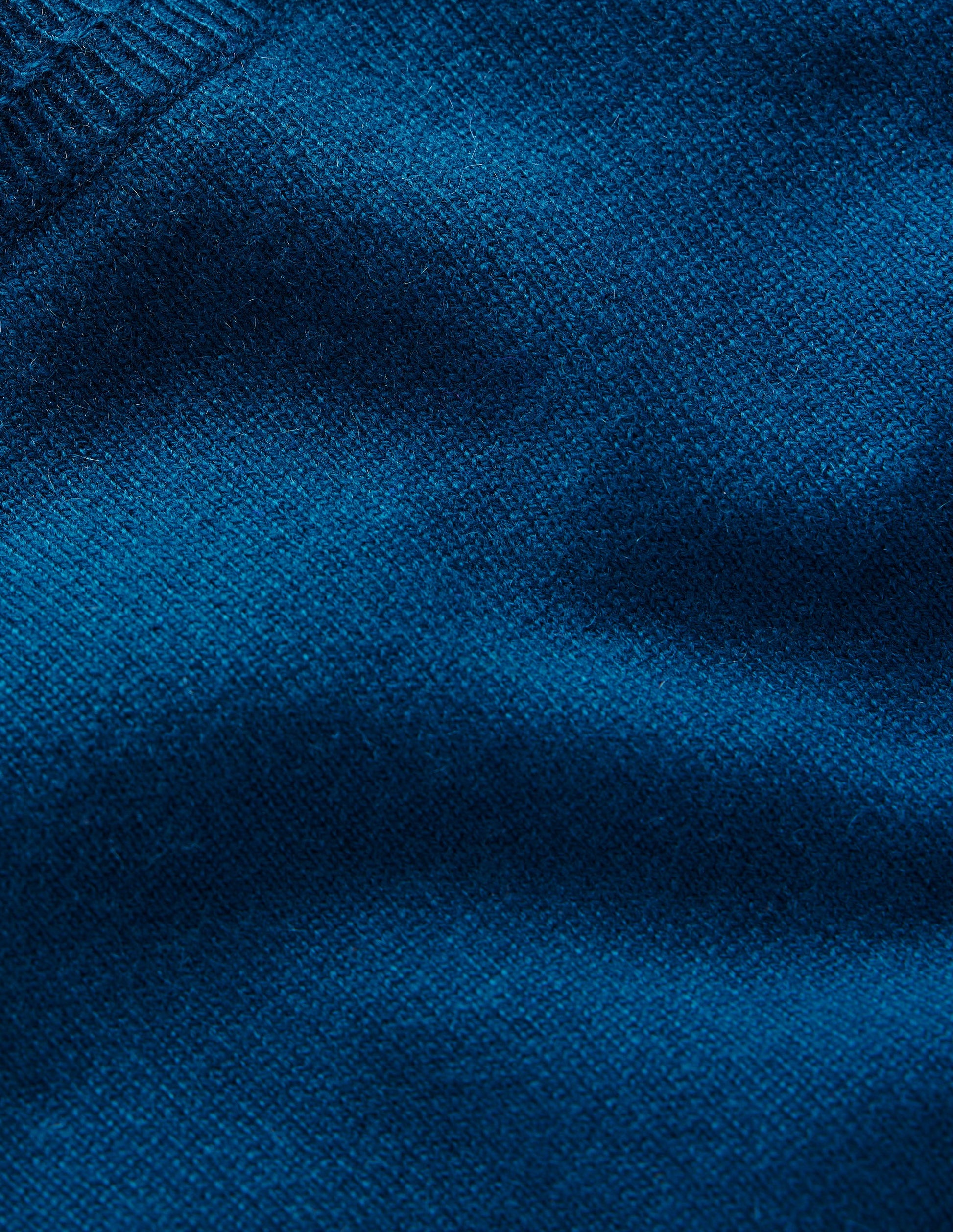 Eva Cashmere Crew Neck Jumper-Harbour Blue-6