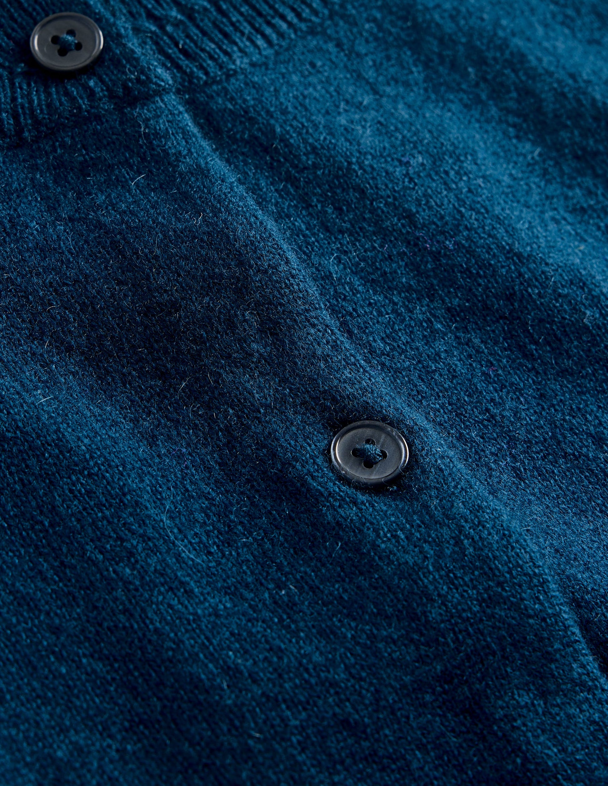 Eva Cashmere Crew Cardigan-Harbour Blue-6