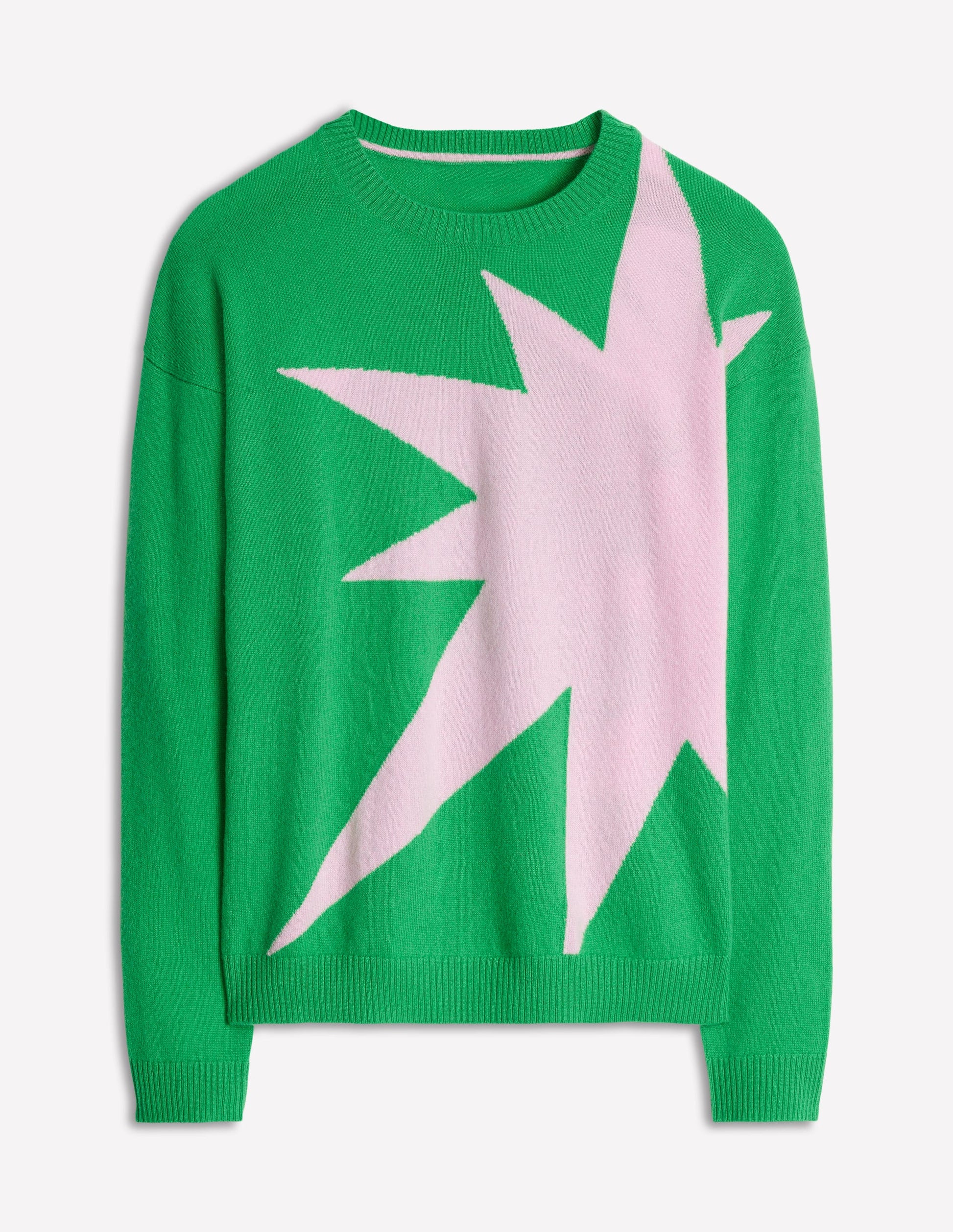 Lydia Cashmere Jumper-Bright Green, Boom-7