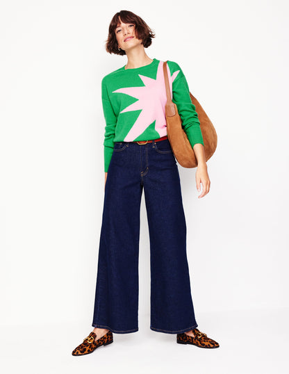 Lydia Cashmere Jumper-Bright Green, Boom-5