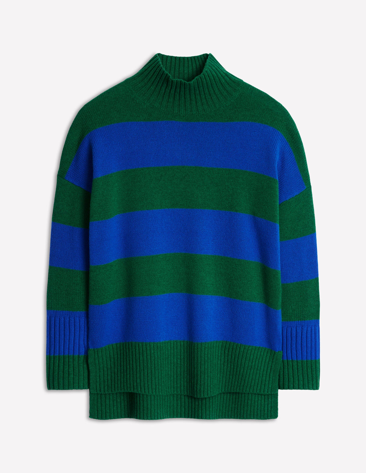 Jessica Oversized Jumper-Bavaria Green, Monarch Blue - Image 8