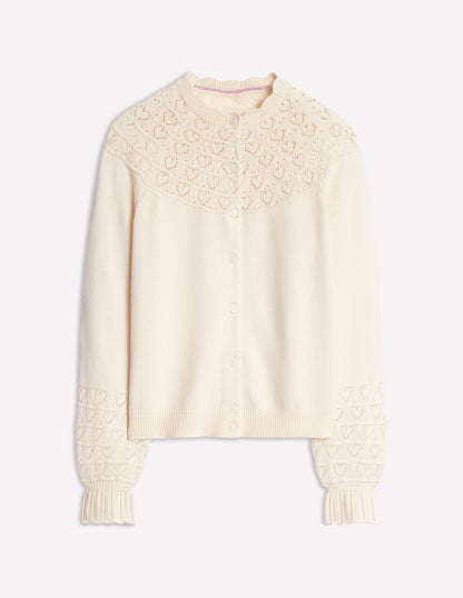 Pretty Raglan Cardigan-Warm Ivory-5