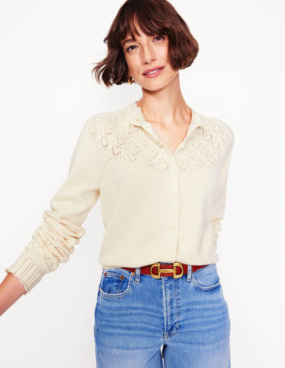 Pretty Raglan Cardigan-Warm Ivory-4