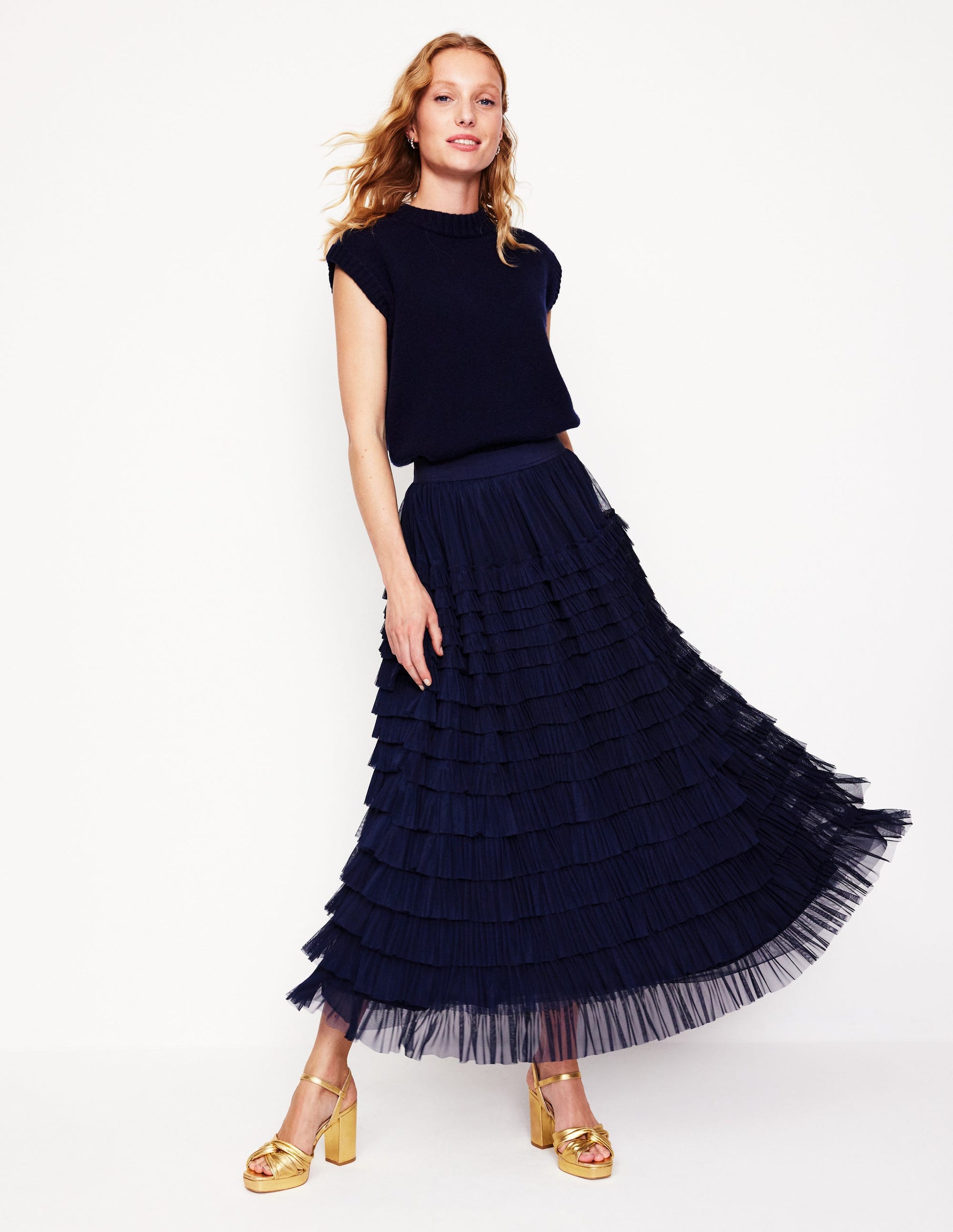 Tulle Fabric Thick Layered Tulle Skirt Tiered Tulle Ruffle Maxi