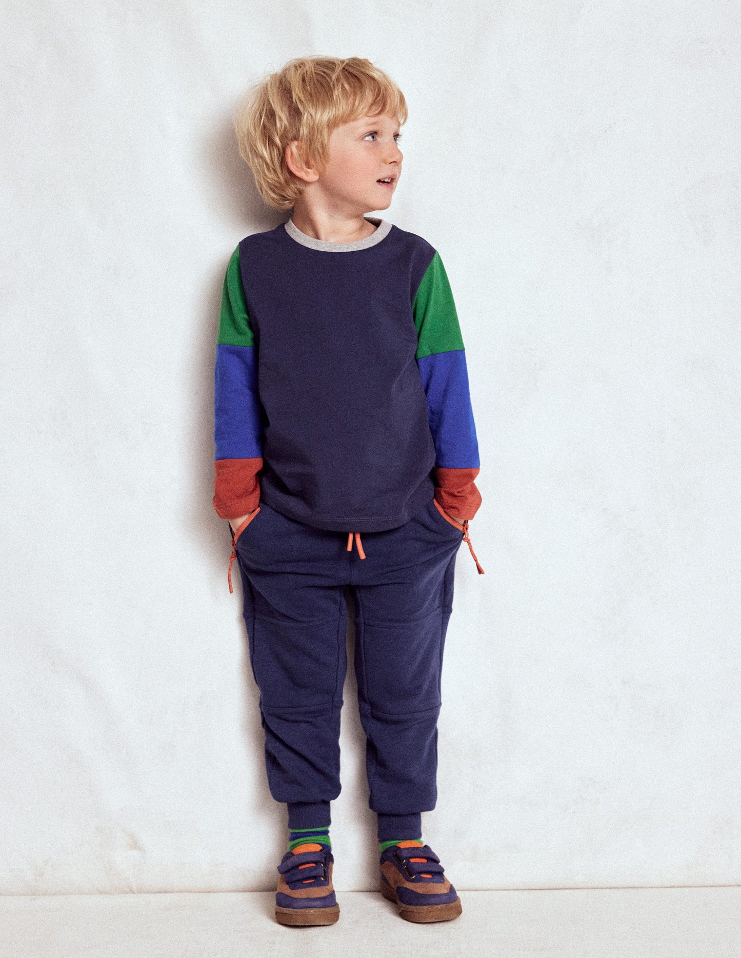 Warrior Knee Joggers-College Navy