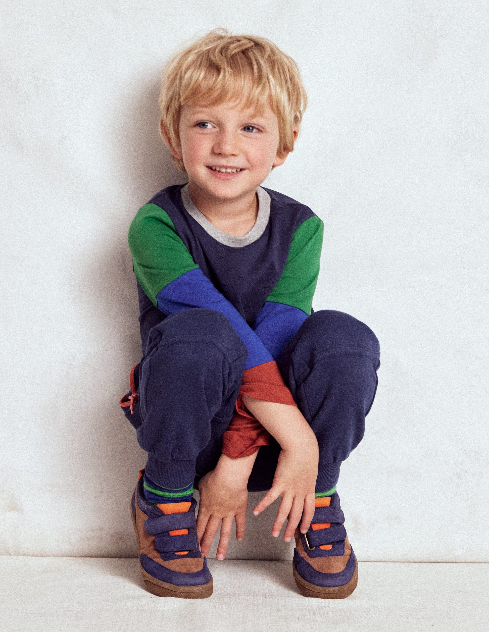 Warrior Knee Joggers-College Navy-3