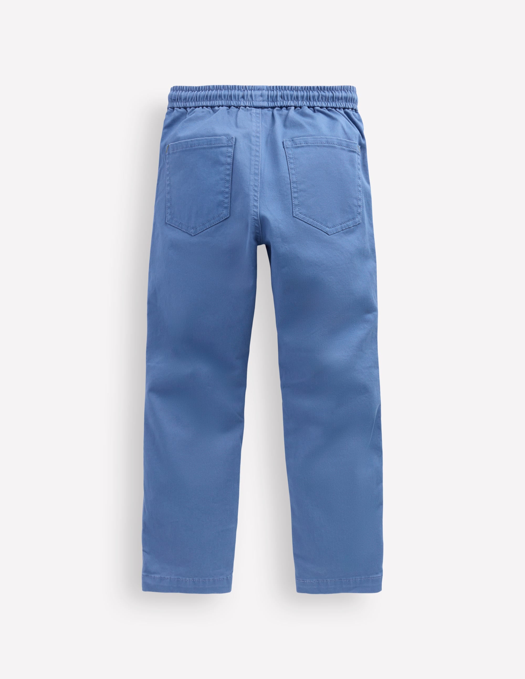 Slim Pull-On Trousers-Blue River - Image 2