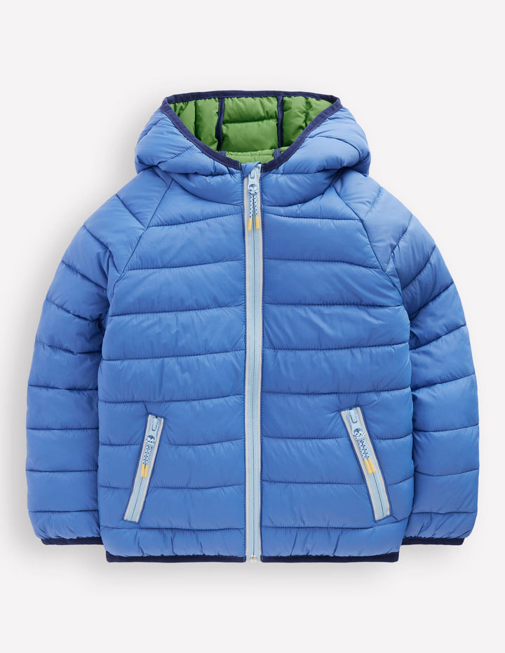 Pack-away Padded Jacket-Blue River