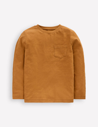 Everyday Long Sleeve T-Shirt-Toffee Brown-3