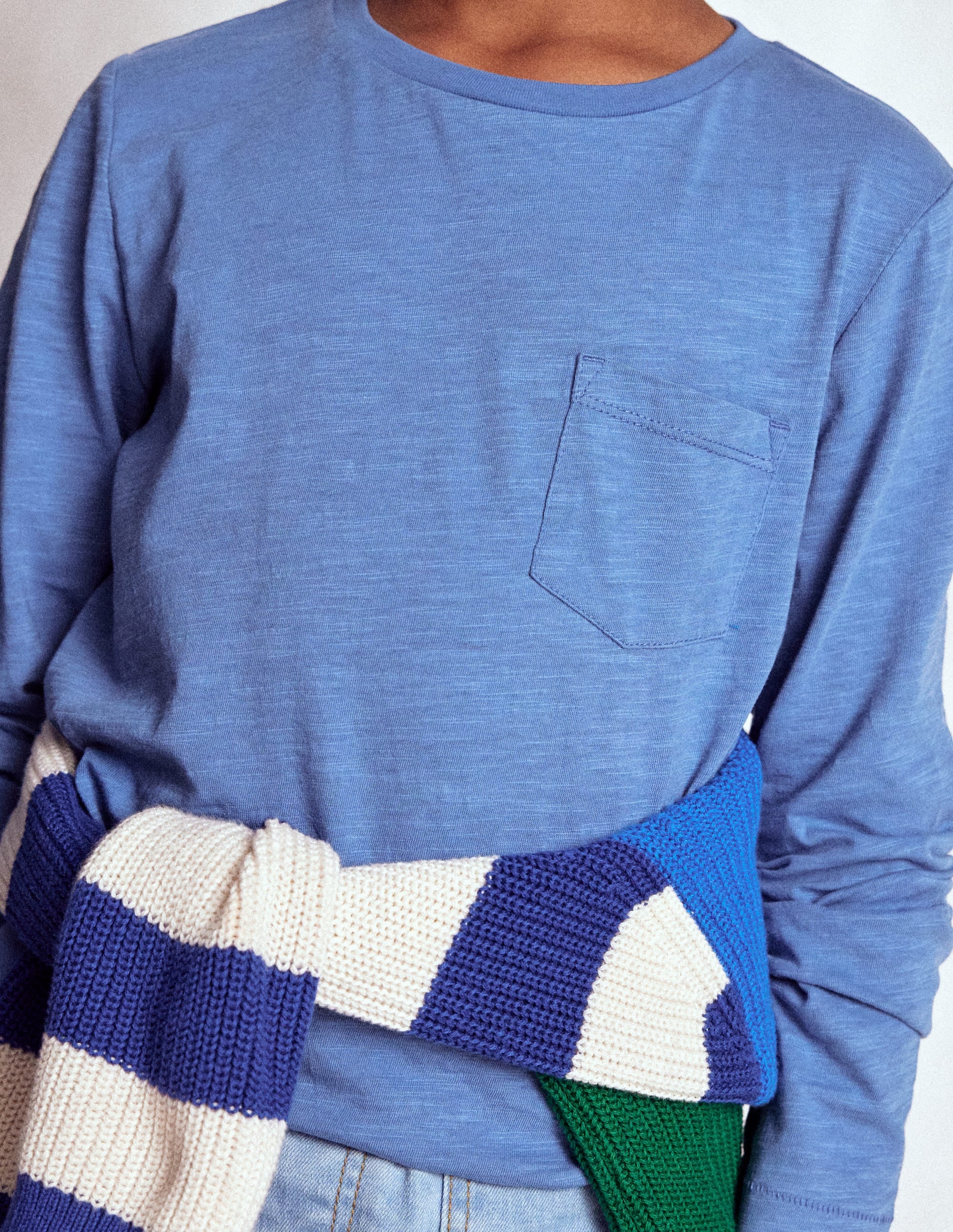 Everyday Long Sleeve T-Shirt-Blue River - Image 1