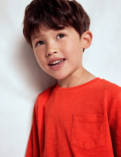 Everyday Long Sleeve T-Shirt-Cinnamon Red-3