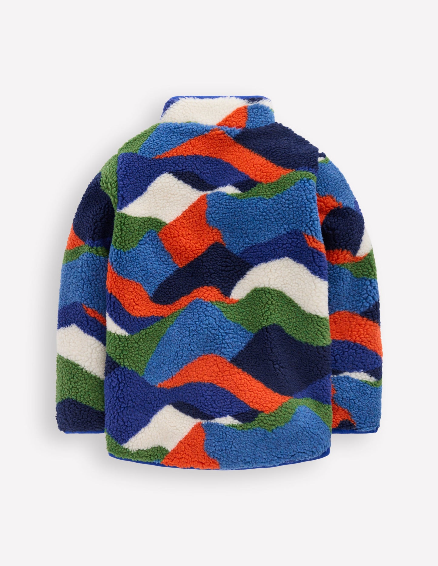 Cosy Borg Jacket-Multi Landscape