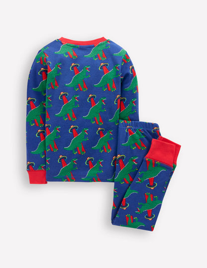 Snug Glow-in-the-dark Pyjamas-Dino Space-2