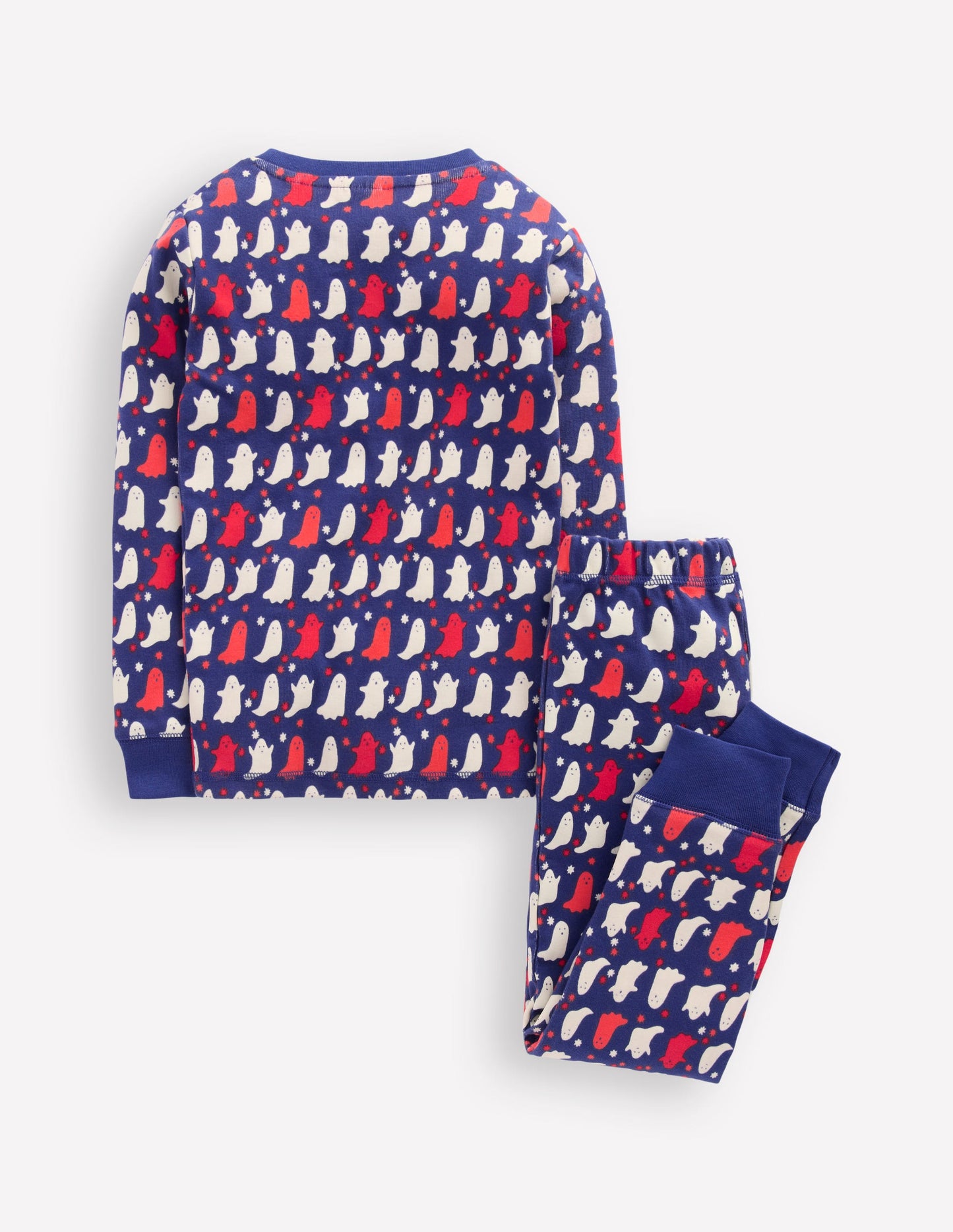 Snug Glow-in-the-dark Pyjamas-Twilight Blue Spooky Ghosts