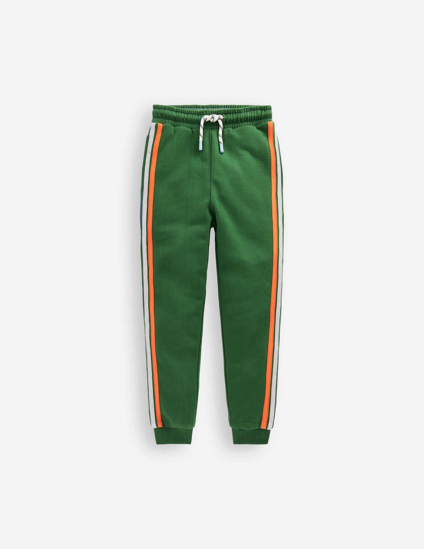 Rainbow Stripe Joggers-Pine Green