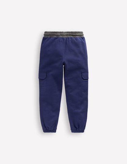 Ripstop Cargo Joggers-College Navy-2