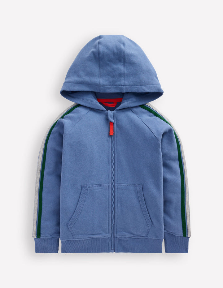 Rainbow Zip-up Hoodie-Blue River
