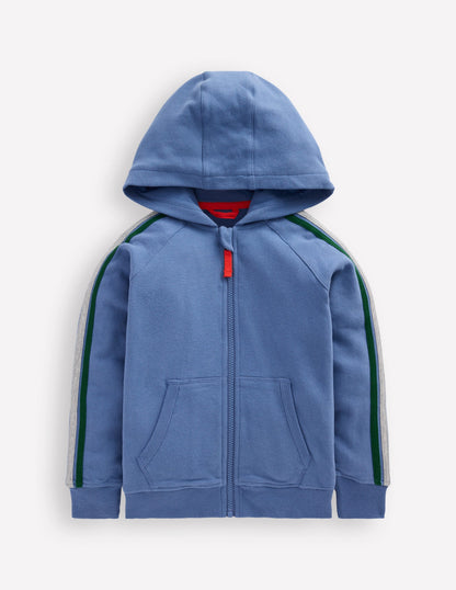 Rainbow Zip-up Hoodie-Blue River-1