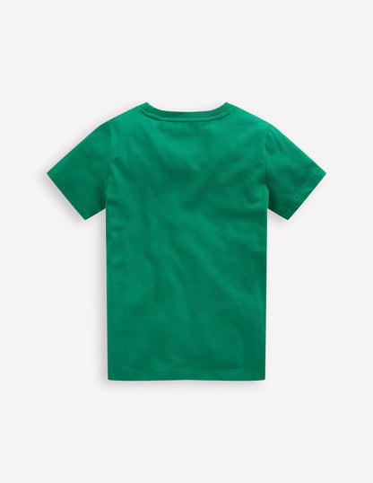 Glow-In-The-Dark T-shirt-Shady Green Dinos-2