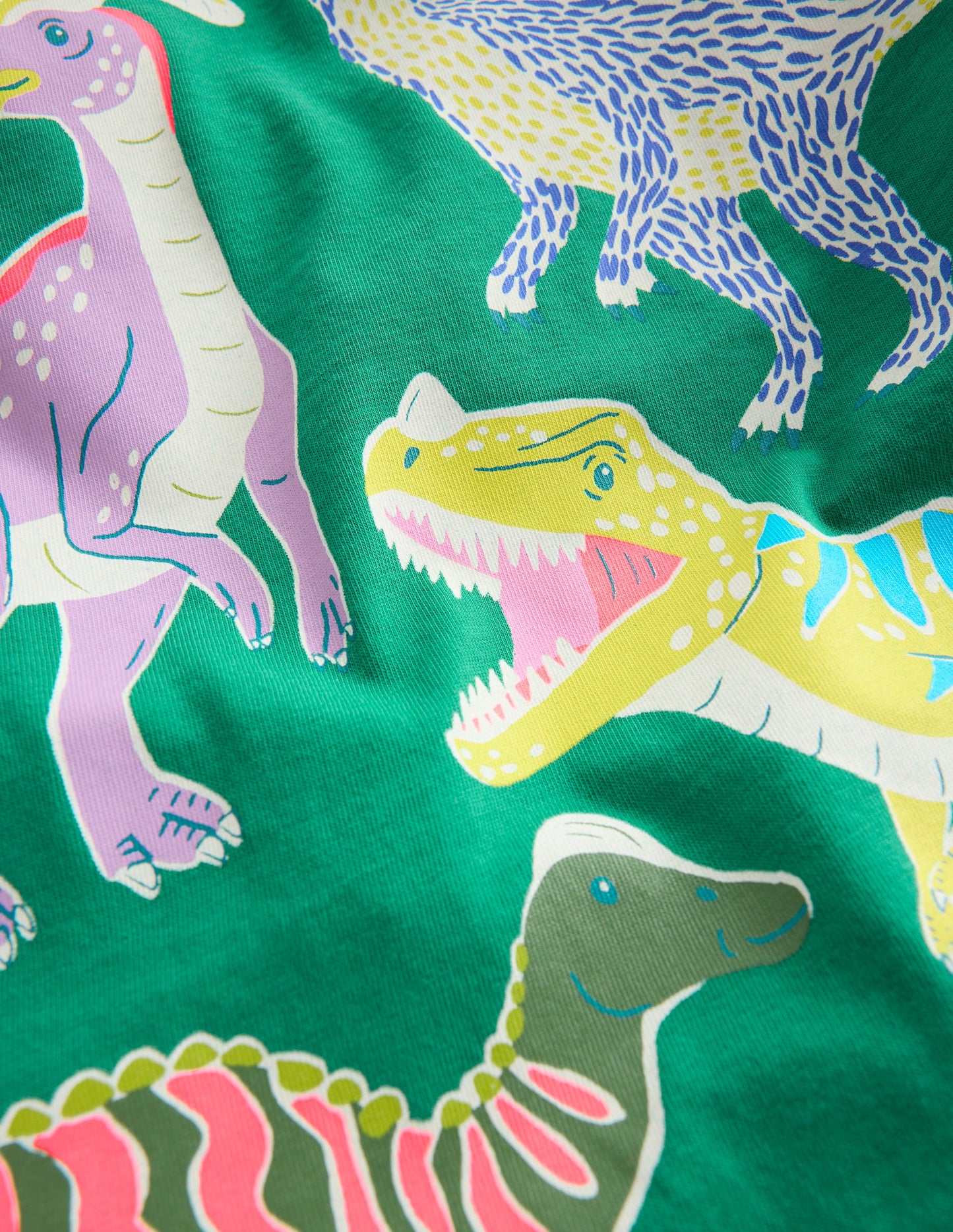 Glow-In-The-Dark T-shirt-Shady Green Dinos