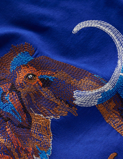 Superstitch Long Sleeve Top-Sapphire Blue Mammoth-3
