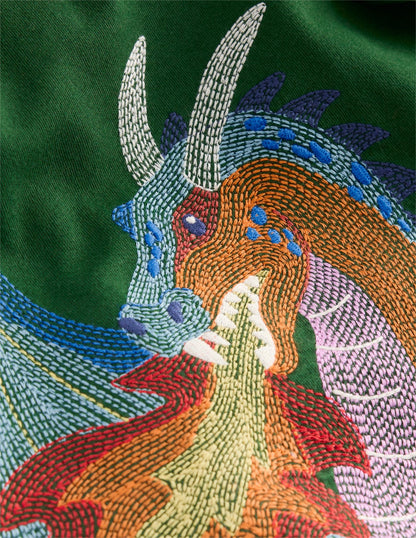 Superstitch Long Sleeve Top-Shady Green Dragon-3