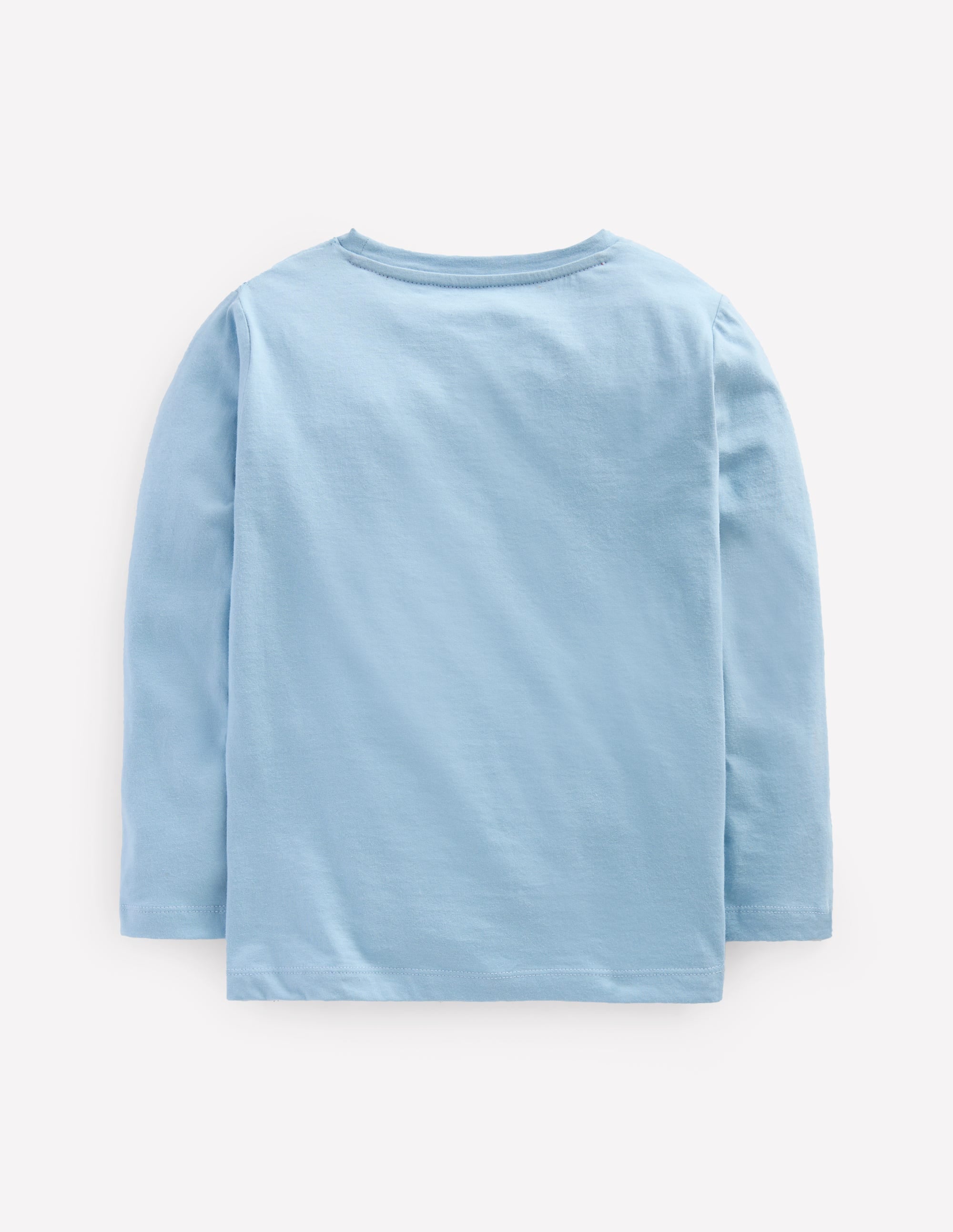 Long Sleeve Printed T-shirt-Glacier Blue Prehistoric - Image 2