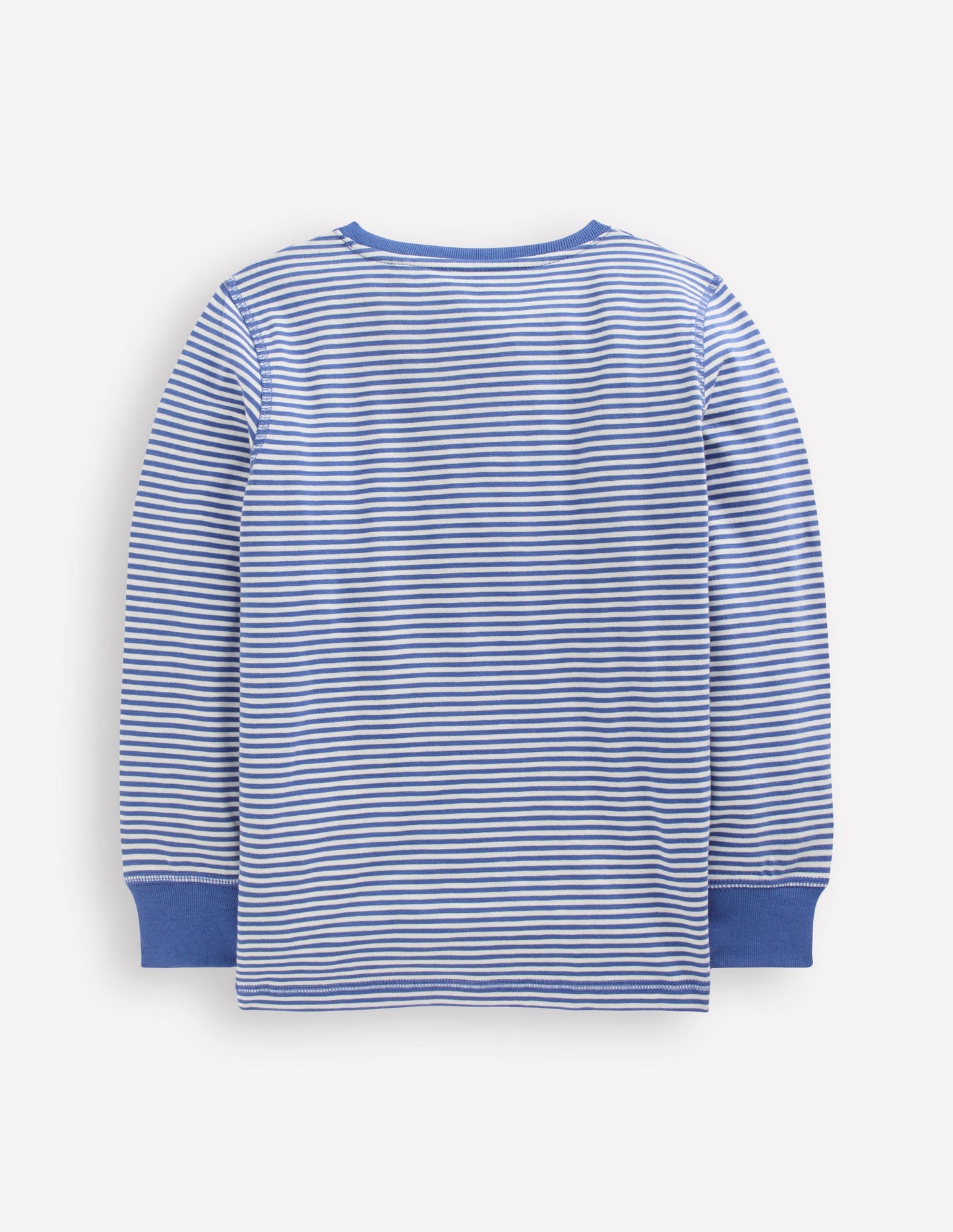 Everyday Henley T-shirt-Bluejay Stripe