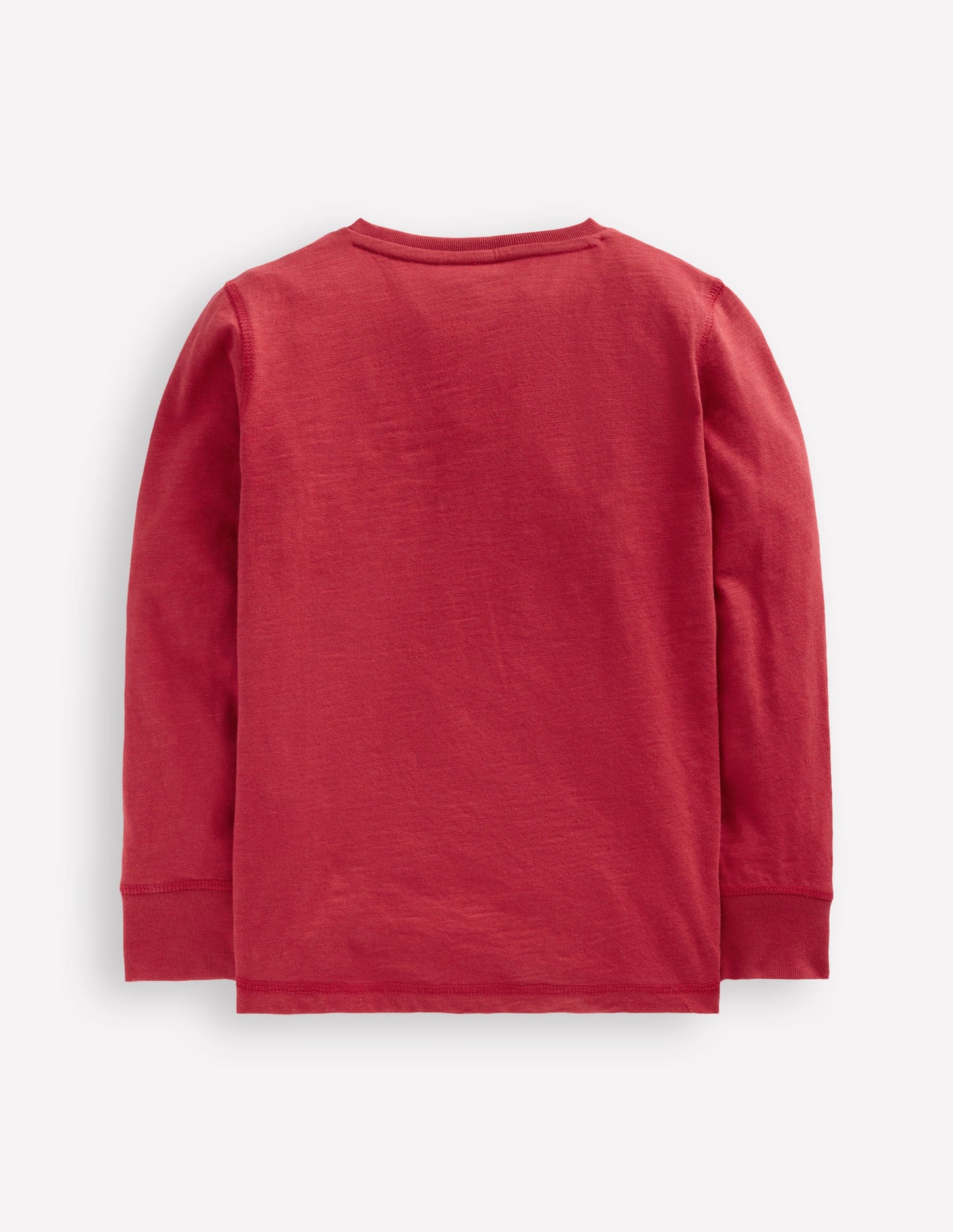 Everyday Henley T-shirt-Pomegranate red