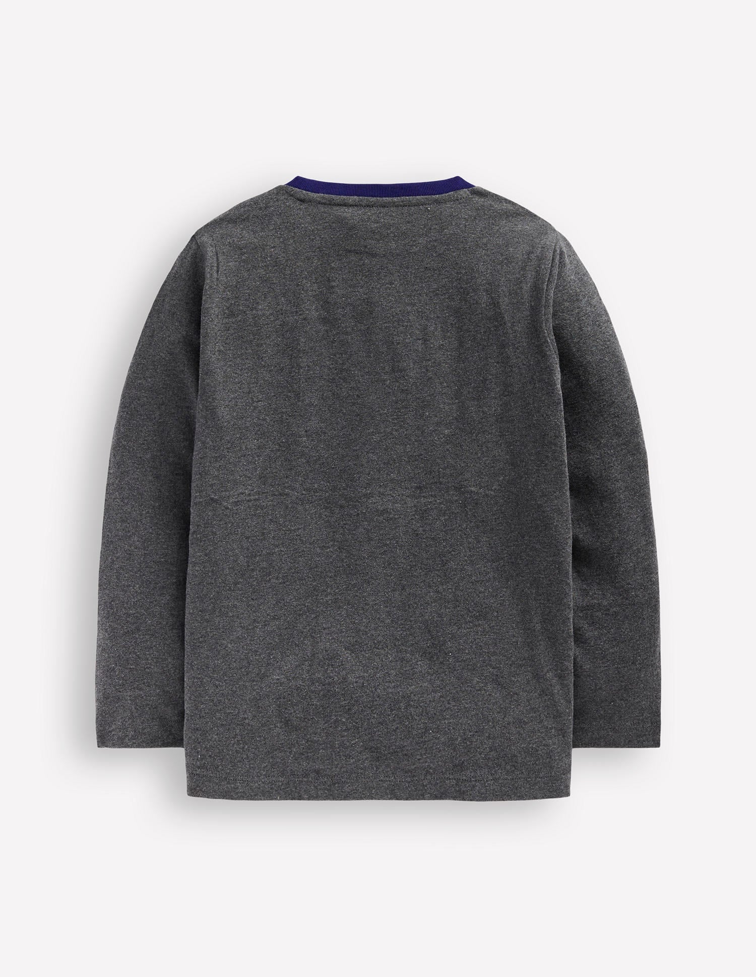 Star Appliqué T-shirt-GREY MARL STAR-2